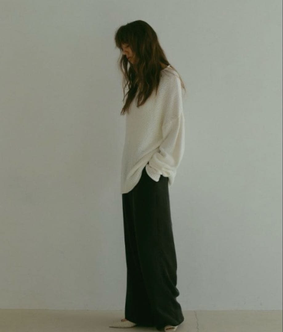 ★ETRE TOKYO ボトルネックローゲージニットプルオーバー