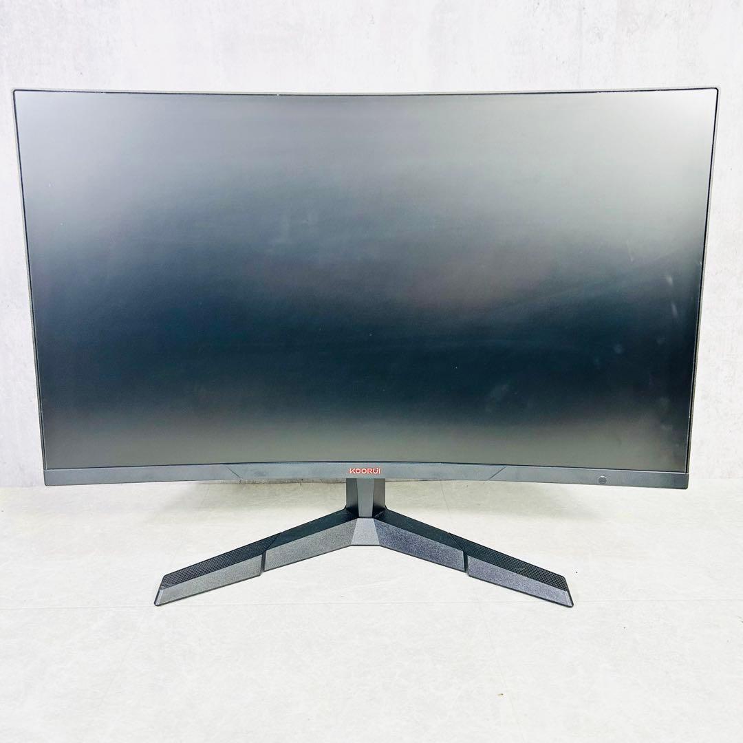 KOORUI 27E6QC 湾曲 ゲーミング モニター 27インチ