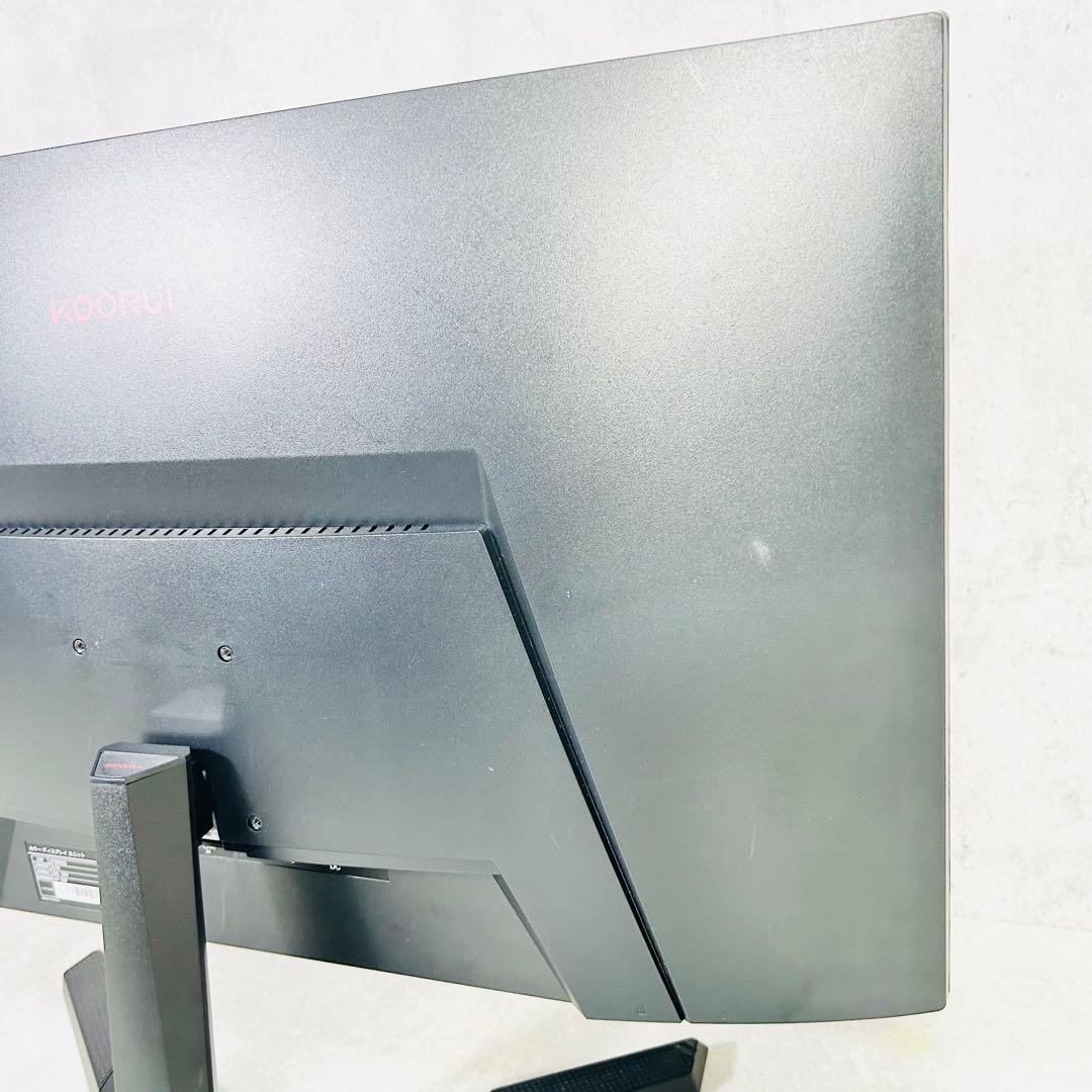 KOORUI 27E6QC 湾曲 ゲーミング モニター 27インチ