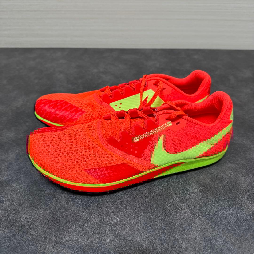 zoom rival waffle 6 オレンジ グリーン クロスカントリー