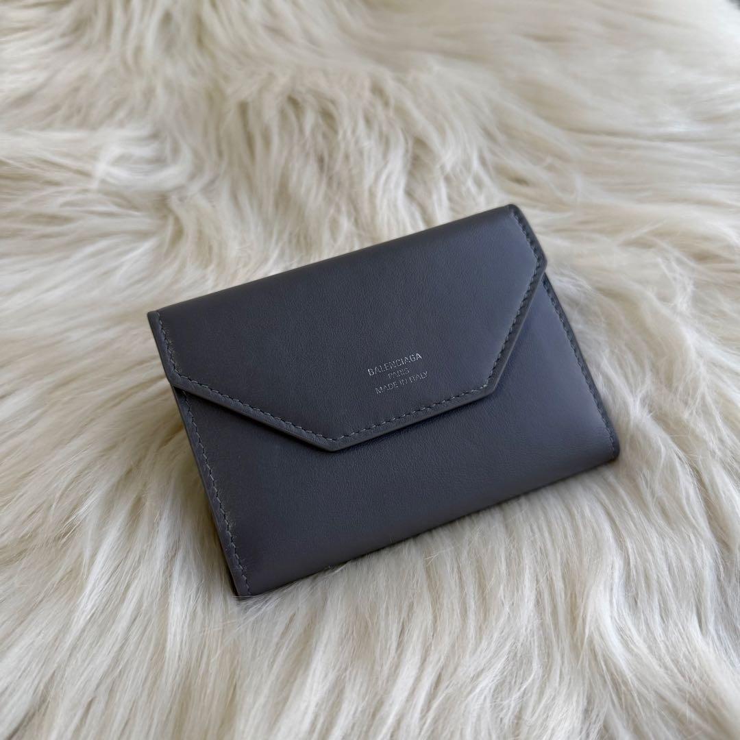 バレンシアガ キーケース 6連 レザー グレー