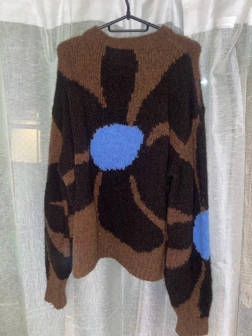 paloma-wool フラワーモチーフ セーターブラウン