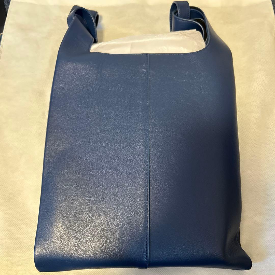 Paul Smith ネイビー レザートートバッグ