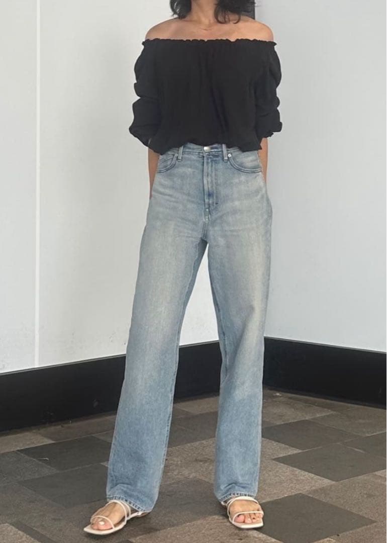 YANUK Trick Denim ボーイズストレート\"LEA\"/TVS 26