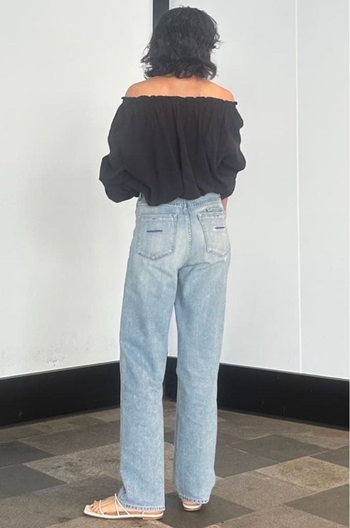 YANUK Trick Denim ボーイズストレート\"LEA\"/TVS 26