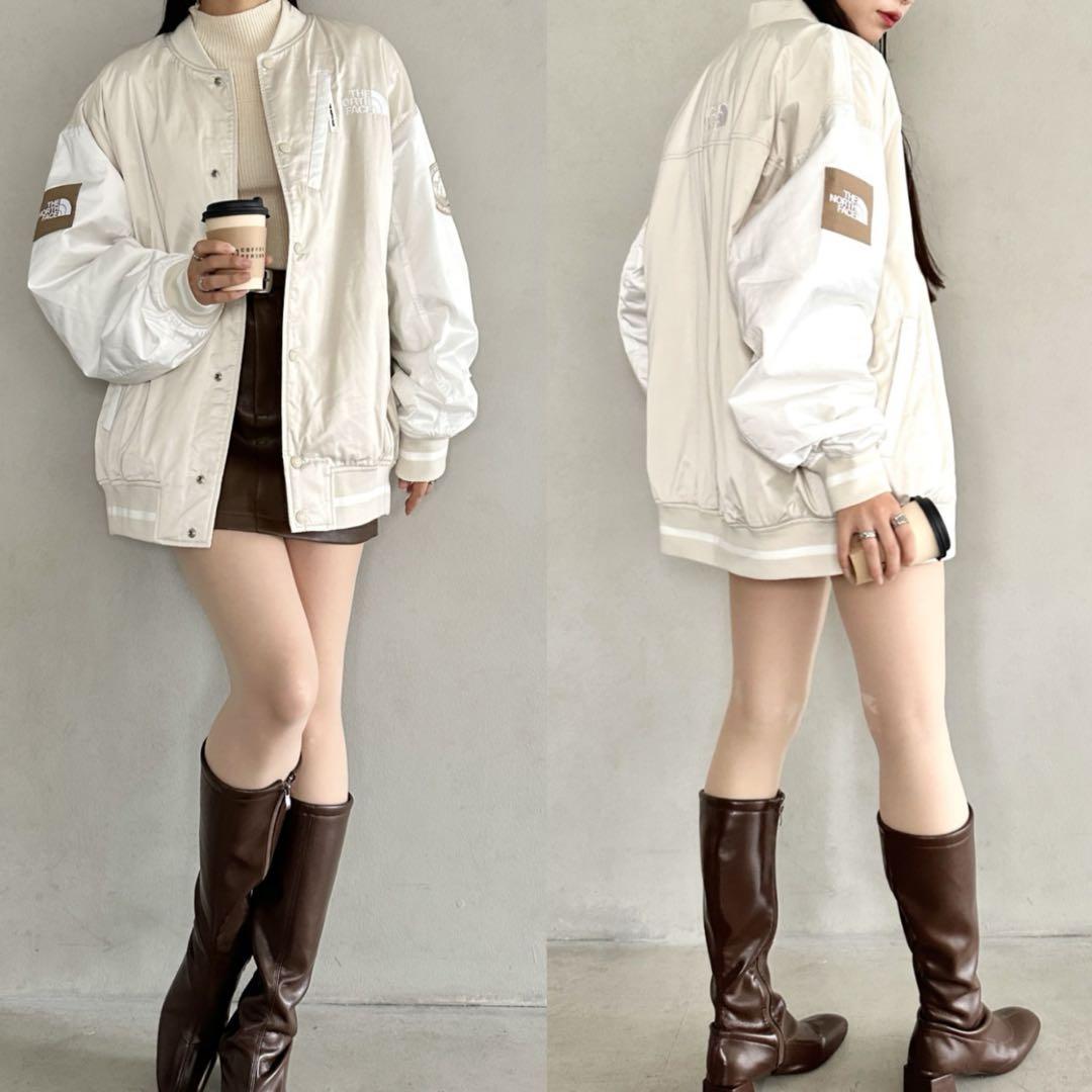 韓国限定 ノースフェイス PLAYER VARSITY JACKET Sサイズ