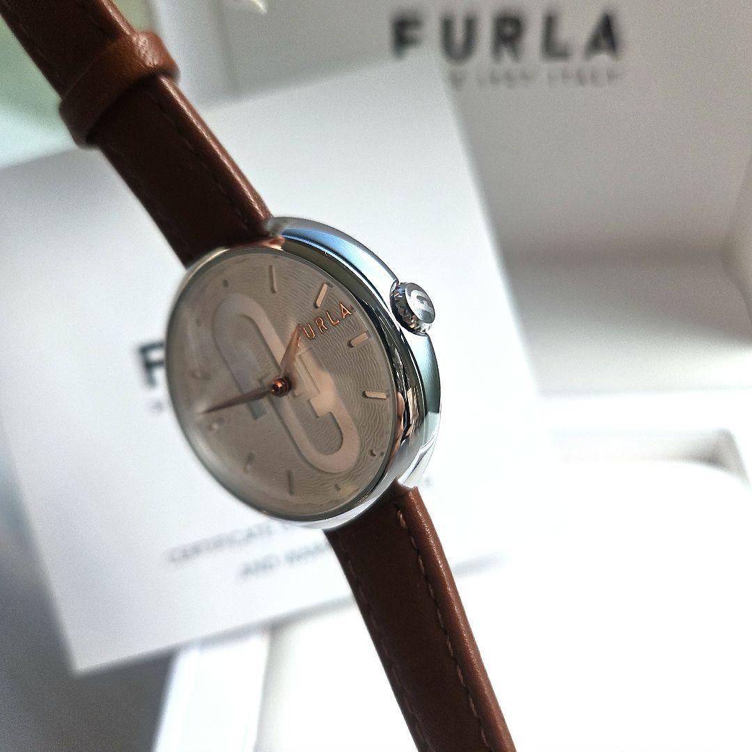 未使用 電池新品⭐フルラ 腕時計 FURLA COSYコジー ブラウンベルト 箱