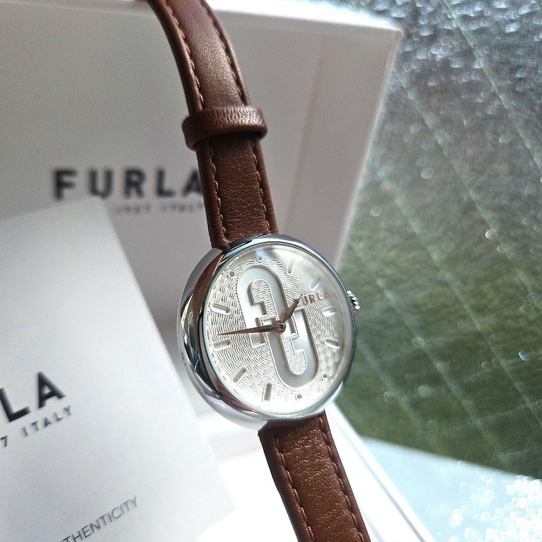 未使用 電池新品⭐フルラ 腕時計 FURLA COSYコジー ブラウンベルト 箱