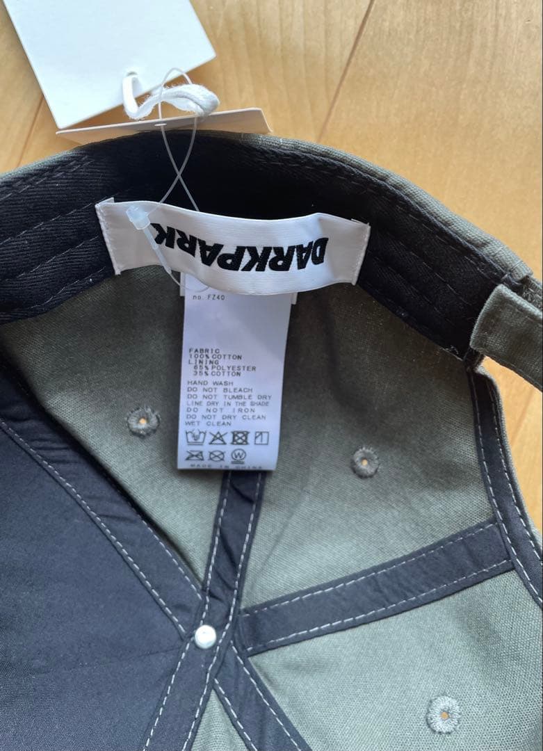 帽子 DARKPARK EMBROIDERED BASEBALL CAP