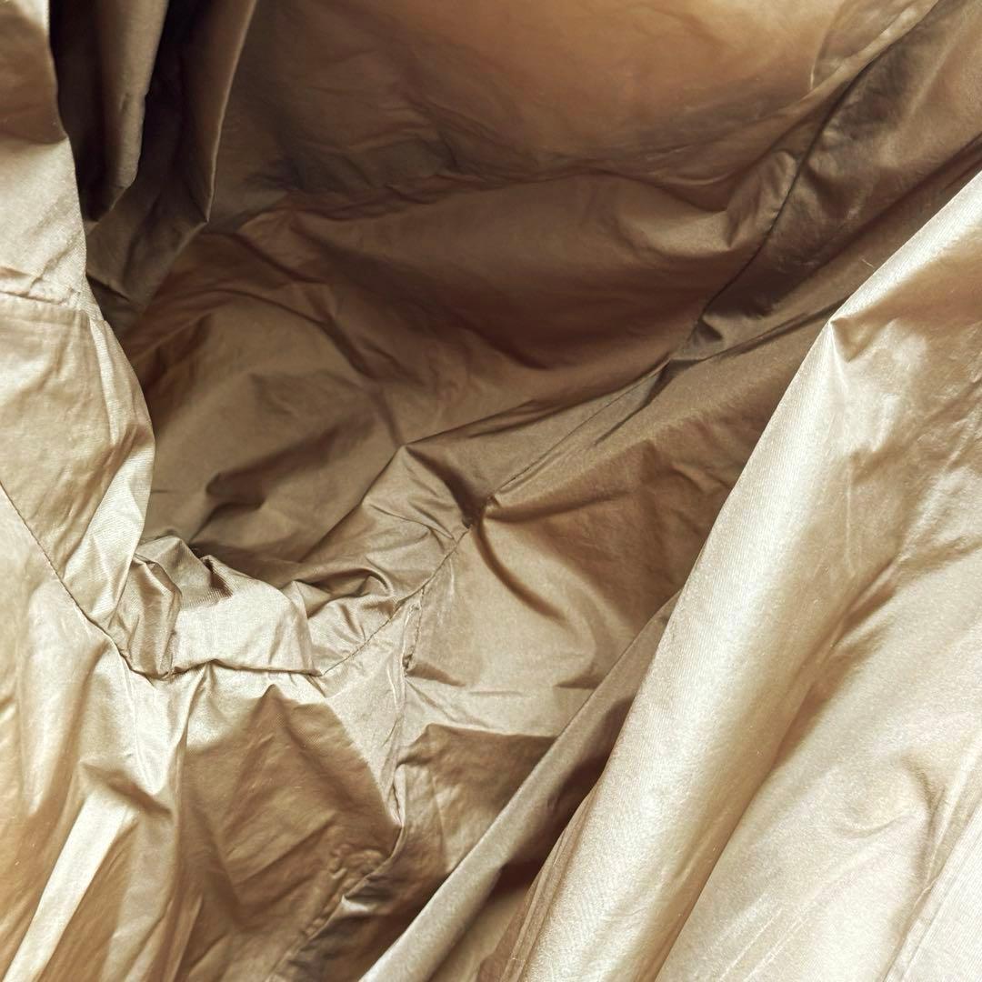 美品　レミレリーフ　ブラウン フーディダウンジャケット ダウン90% サイズF