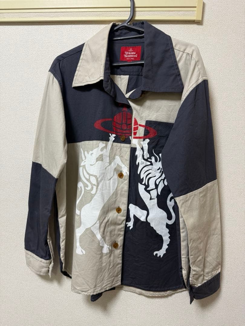 Vivienne Westwood パッチワークプリントシャツ