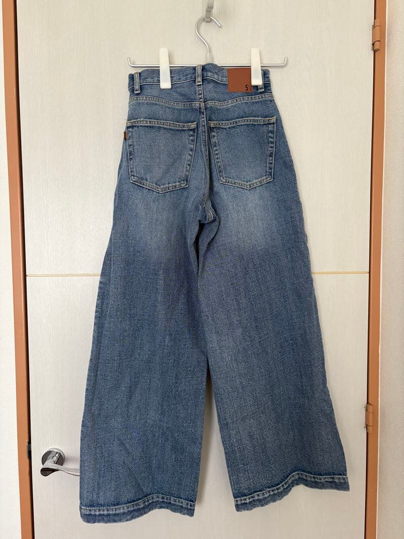 スピックアンドスパン　5 1/2 BAGGY DENIM