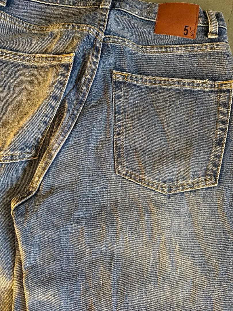 スピックアンドスパン　5 1/2 BAGGY DENIM