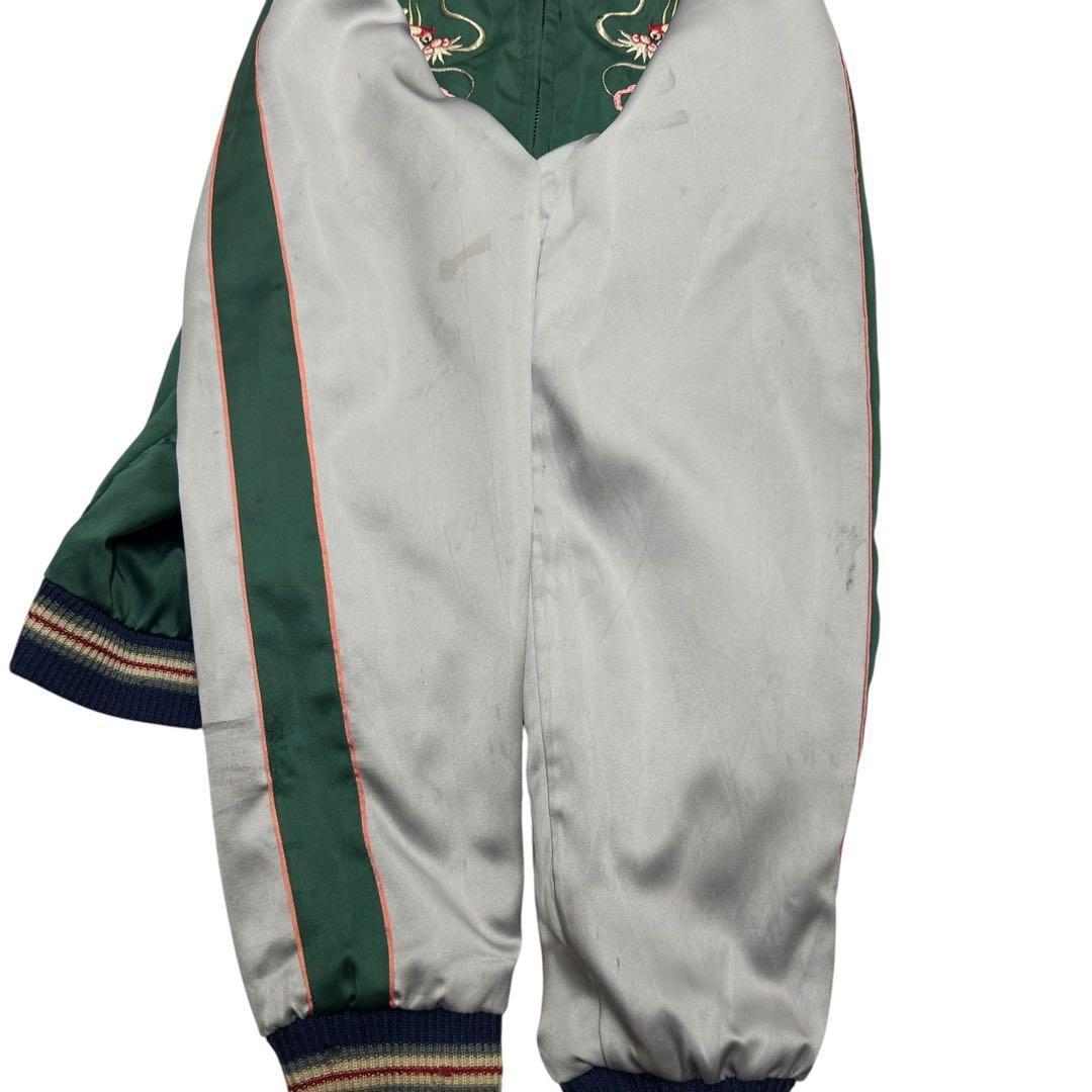 ◾️M品番◾️テーラー東洋◾️スカジャン◾️M◾️スーベニアジャケット◾️虎 鷹 黒　緑 白