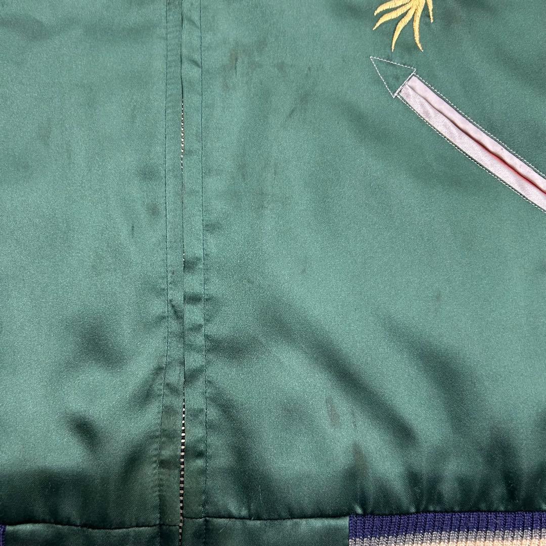 ◾️M品番◾️テーラー東洋◾️スカジャン◾️M◾️スーベニアジャケット◾️虎 鷹 黒　緑 白