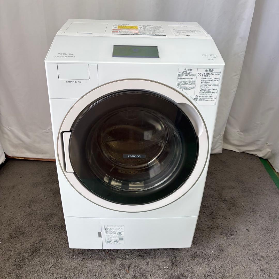 ★784　ドラム式洗濯機　東芝　12キロ　左開き　自動投入　綺麗　安い　設置無料