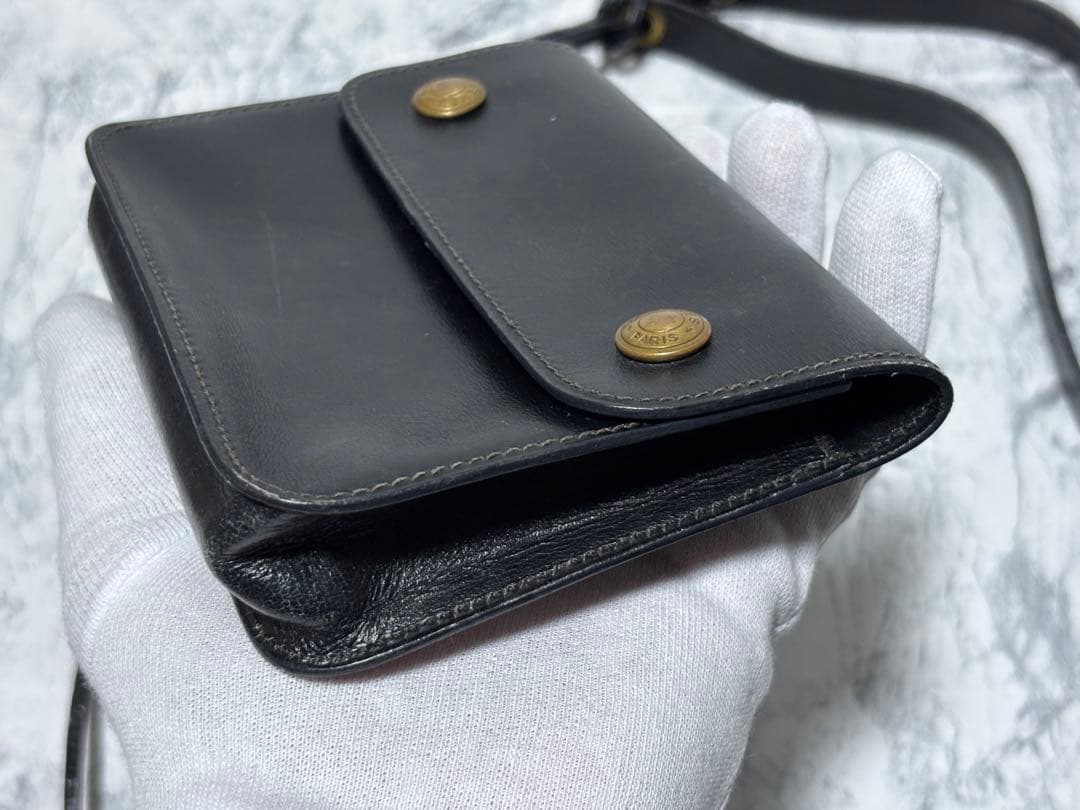 HERMES エルメス ボックスカーフ ポシェットグリーン ウエストポーチ