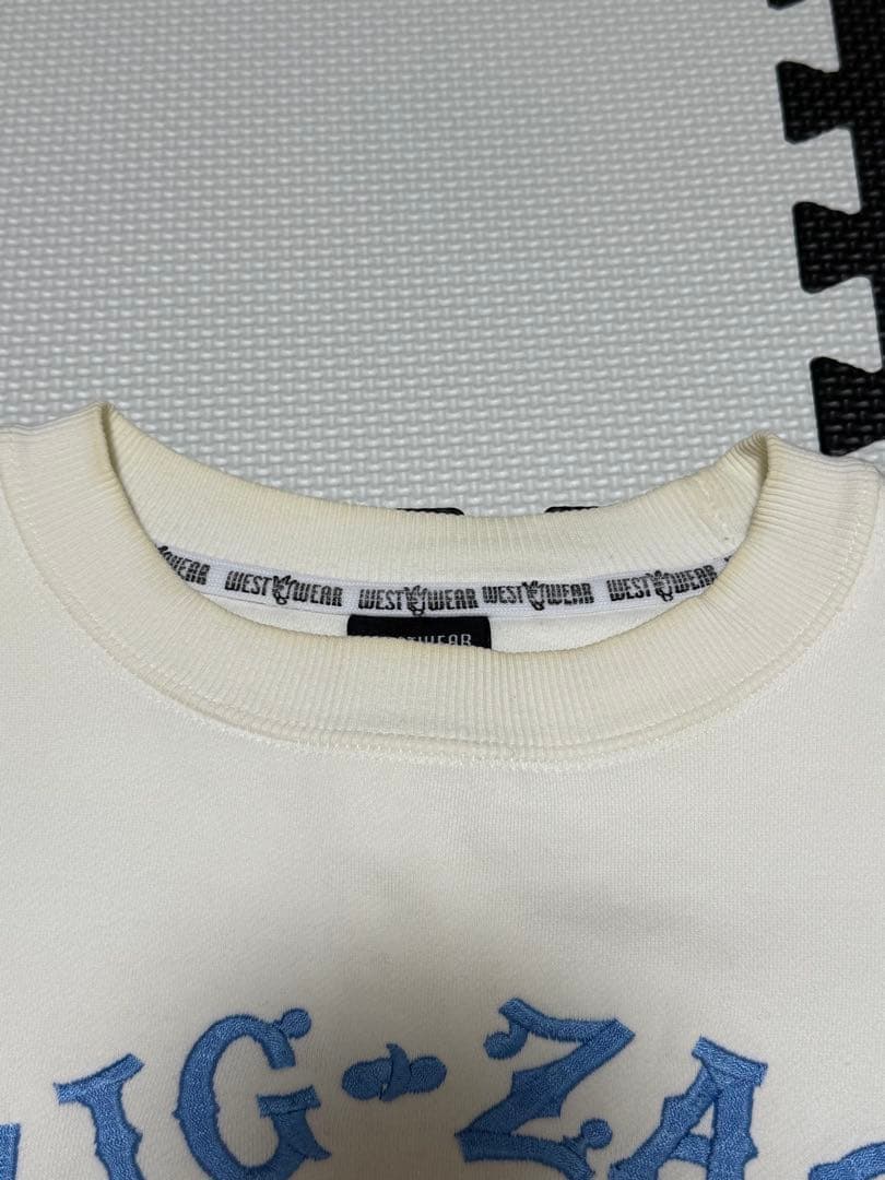 WEST WEAR ヴィンテージ スウェット 白 zigzag XXL