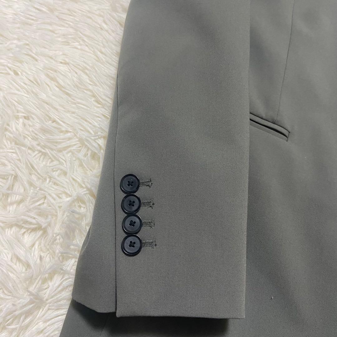 ザラ　3ピースセットアップ　スーツ　グリーン　サイズM X L