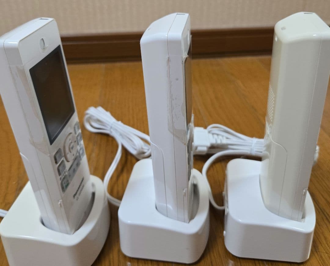 【美品】Panasonic パナソニックインターホン VL-WD608 子機3台