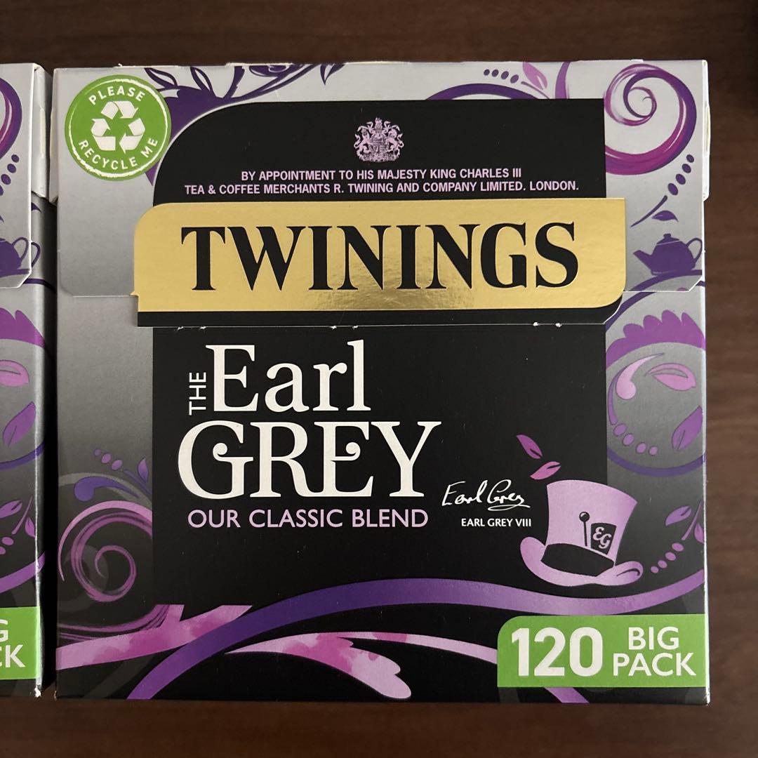 TWININGS Earl Grey 120ティーパック　4箱　アールグレイ