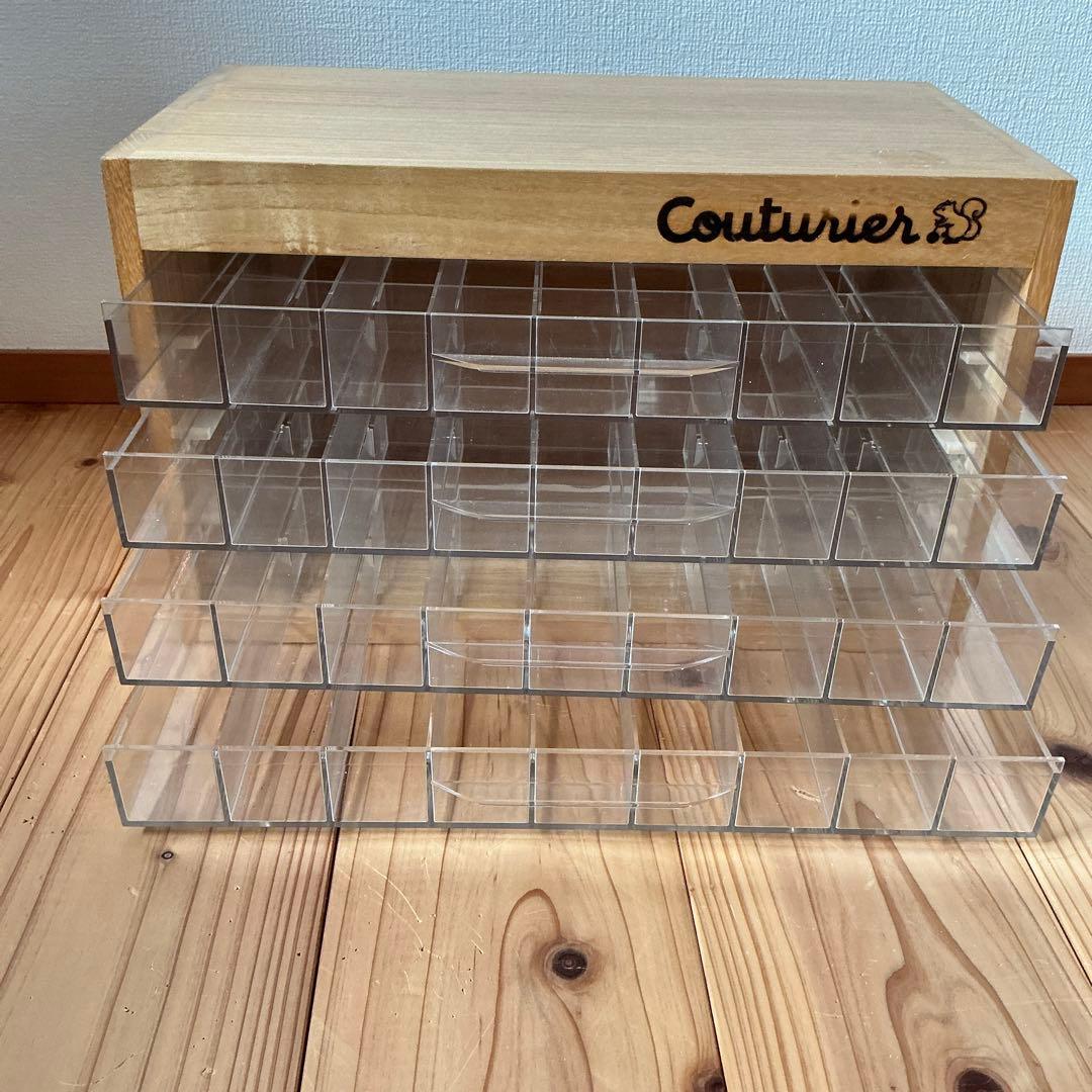 フェリシモ　クチュリエ　刺繍糸　棚　ラック　手芸