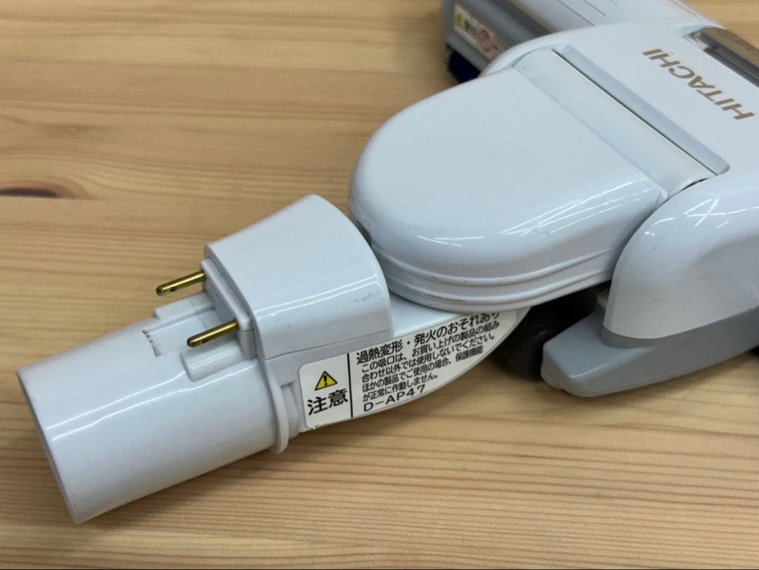 格安中古　動作保証　日立　掃除機　D-AP47 白　ホワイト　回転ブラシ　ヘッド