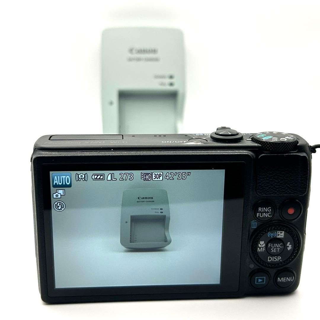 (美品)CanonキャノンPowerShot S120ブラック動作確認済み