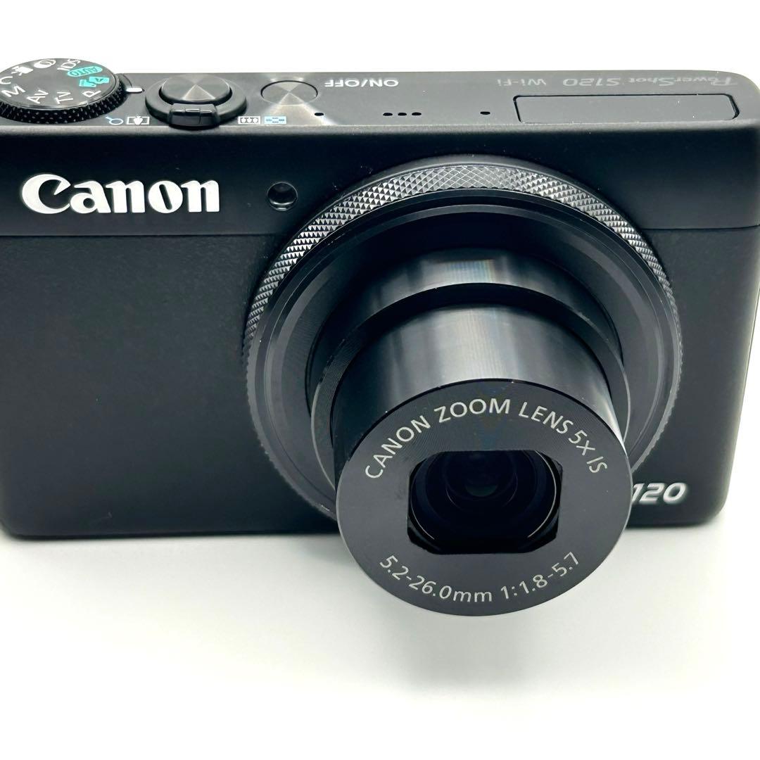 (美品)CanonキャノンPowerShot S120ブラック動作確認済み