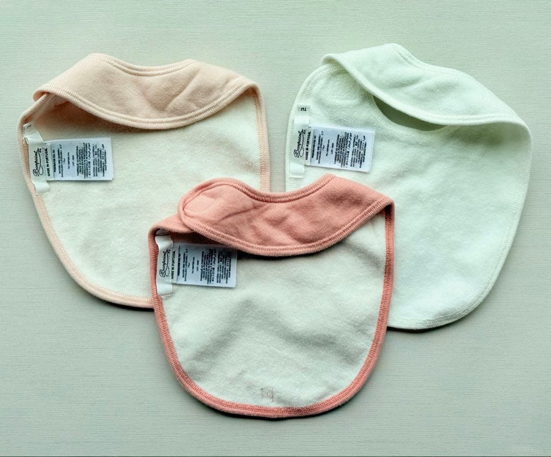 Bonpoint/ ボンポワン スタイ3枚セット ピンク系