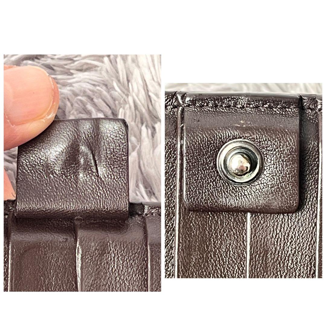 GUCCI ✨シマ　長財布　ダークブラウン　メンズ　GG柄