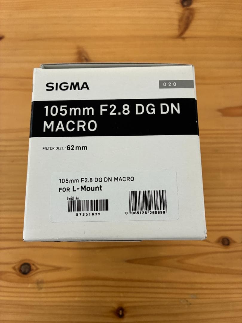 シグマ 105mm F2.8 DGDN MACRO Lマウント用