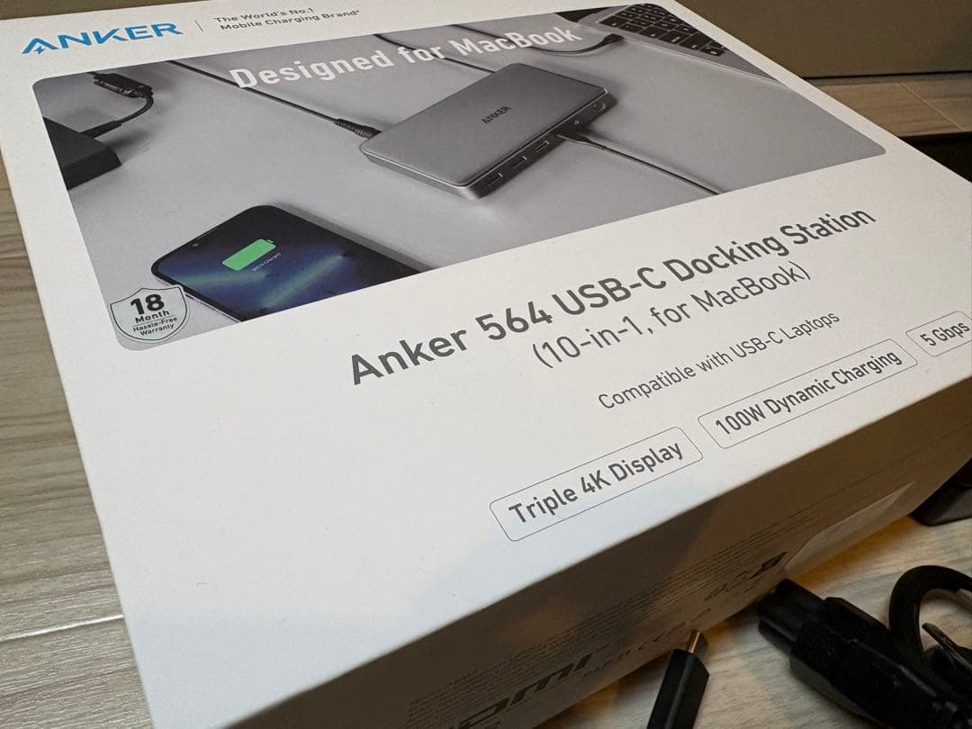MacBookアクセサリー Anker 564 USB-C Docking Station 10-in-1