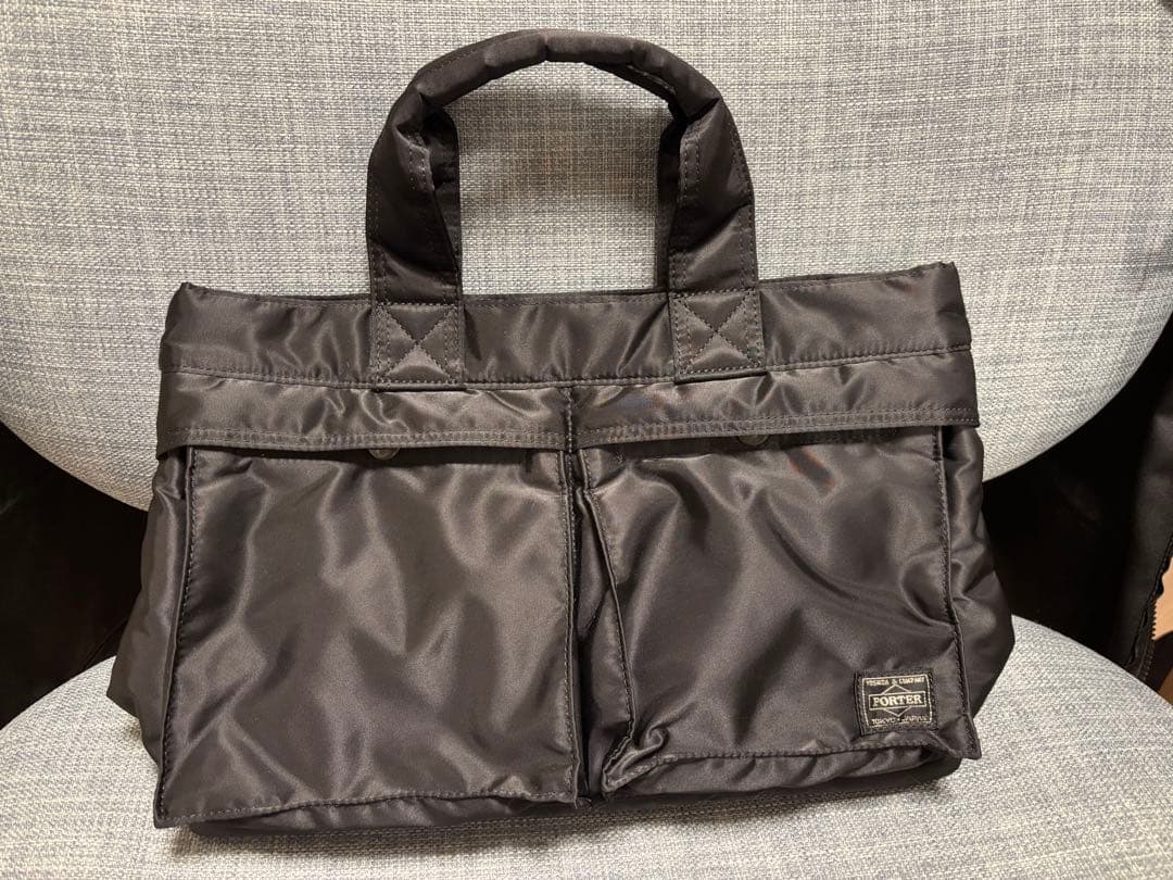 未使用品 ポーター　タンカーバック　黒　　極美品 PORTER