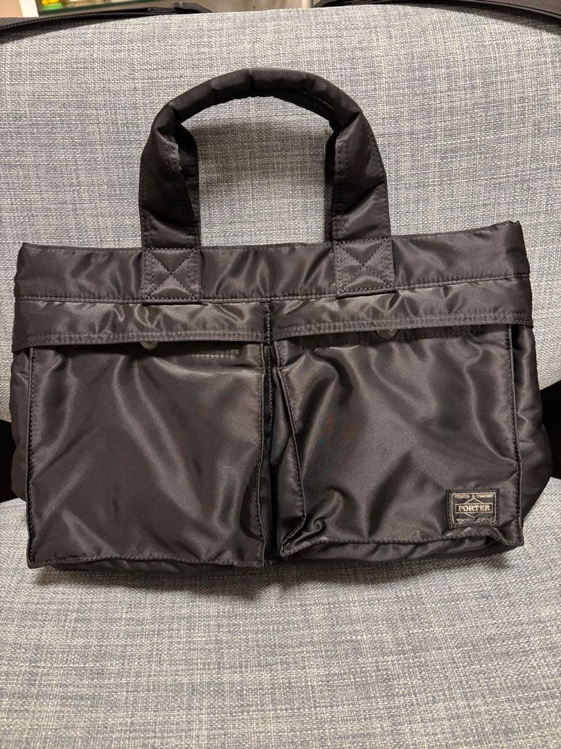 未使用品 ポーター　タンカーバック　黒　　極美品 PORTER