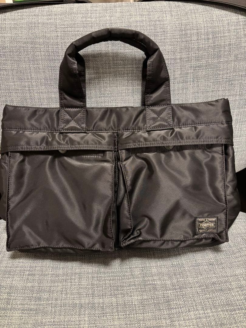 未使用品 ポーター　タンカーバック　黒　　極美品 PORTER
