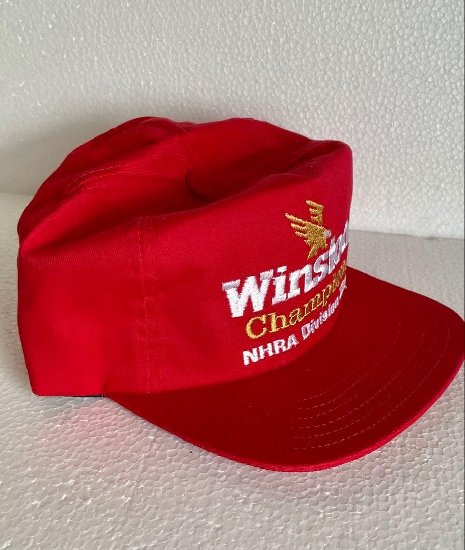 90年代 Winston RacingヴィンテージキャップUSA製デッドストック