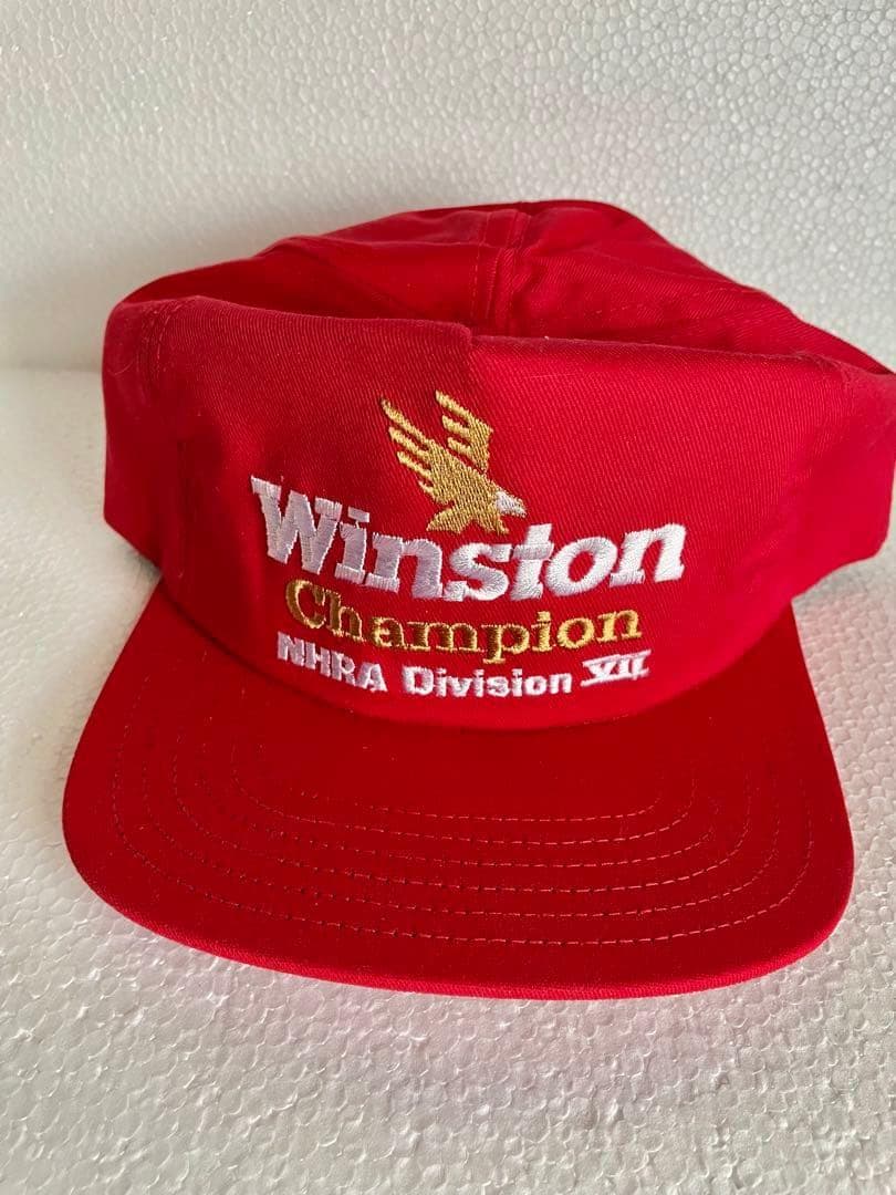 90年代 Winston RacingヴィンテージキャップUSA製デッドストック