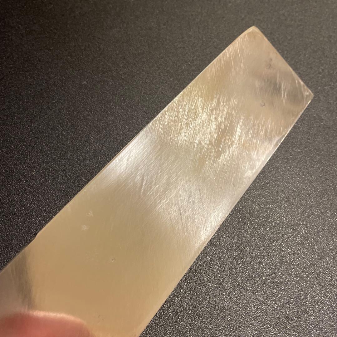 スケナリ　佑成　本焼　薄刃　和包丁　刃渡り243mm 8寸　　黒檀八角柄