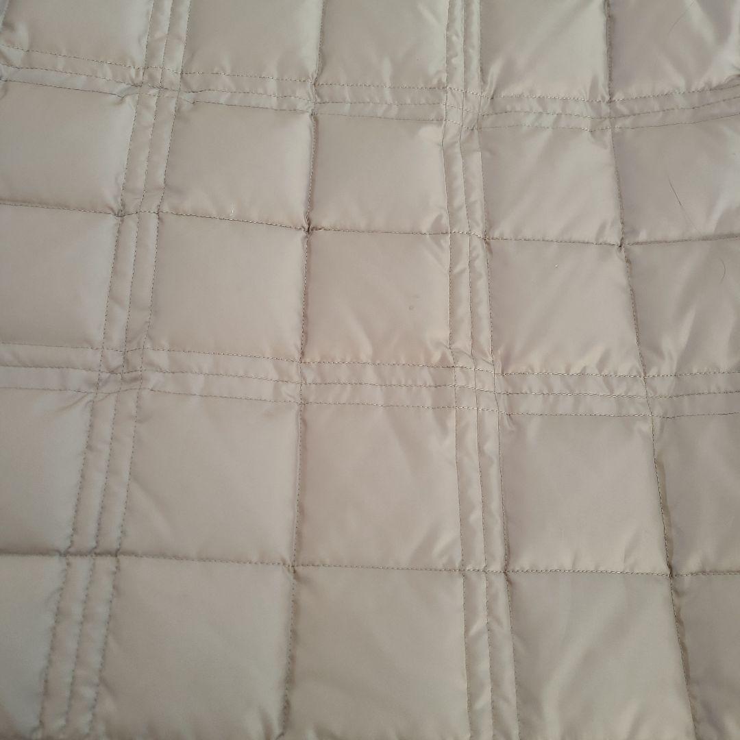 バーバリーブラックレーベル ファー ダウンジャケット キルティング 襟ファー