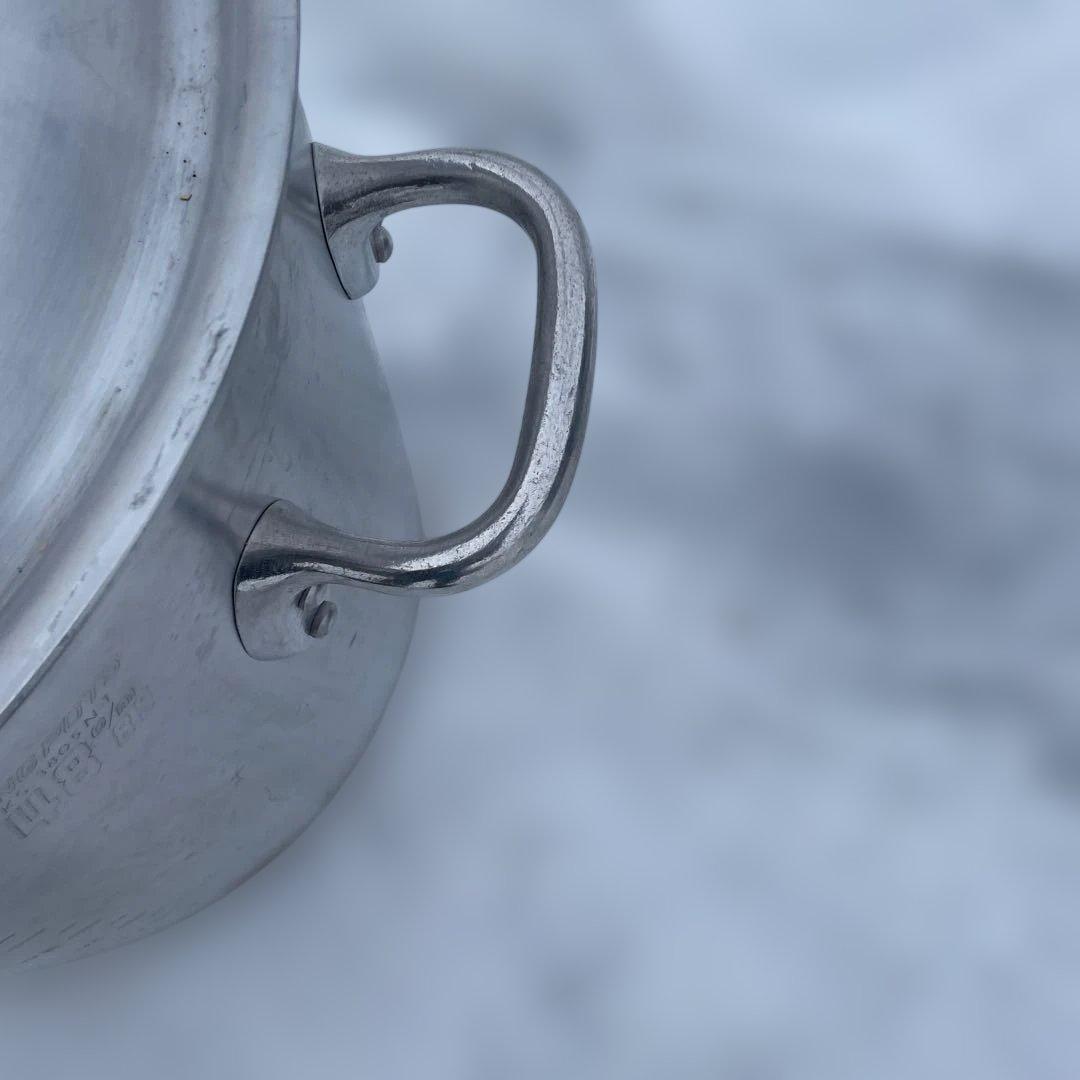 寸胴 鍋 48cm 85L ガス火専用 キングポット 中尾アルミ メジャー付