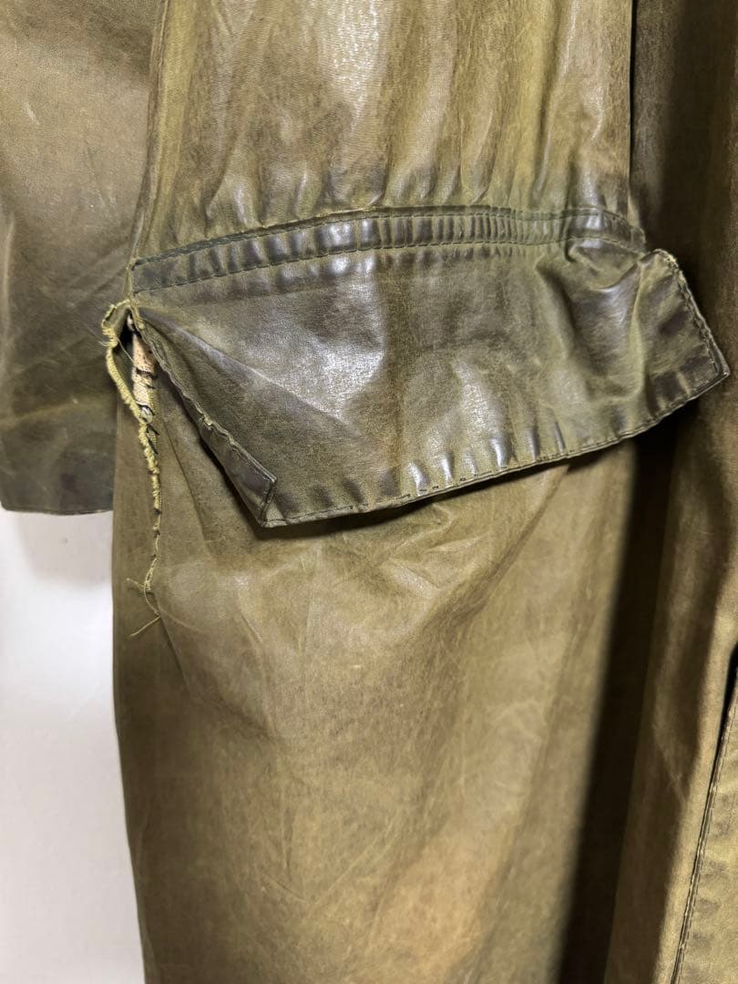 80s Barbour Burghrey オイルドジャケット　42