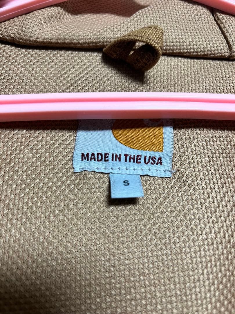 Carhartt カーハート ジップアップパーカー USA製 Sサイズ ブラウン