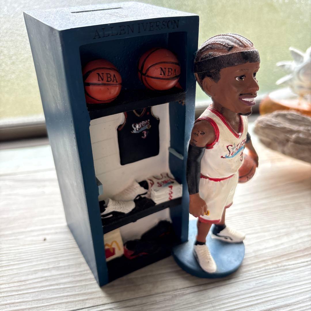 アイバーソン NBA フィギュア 貯金箱 マクドナルド シクサーズ 76ers