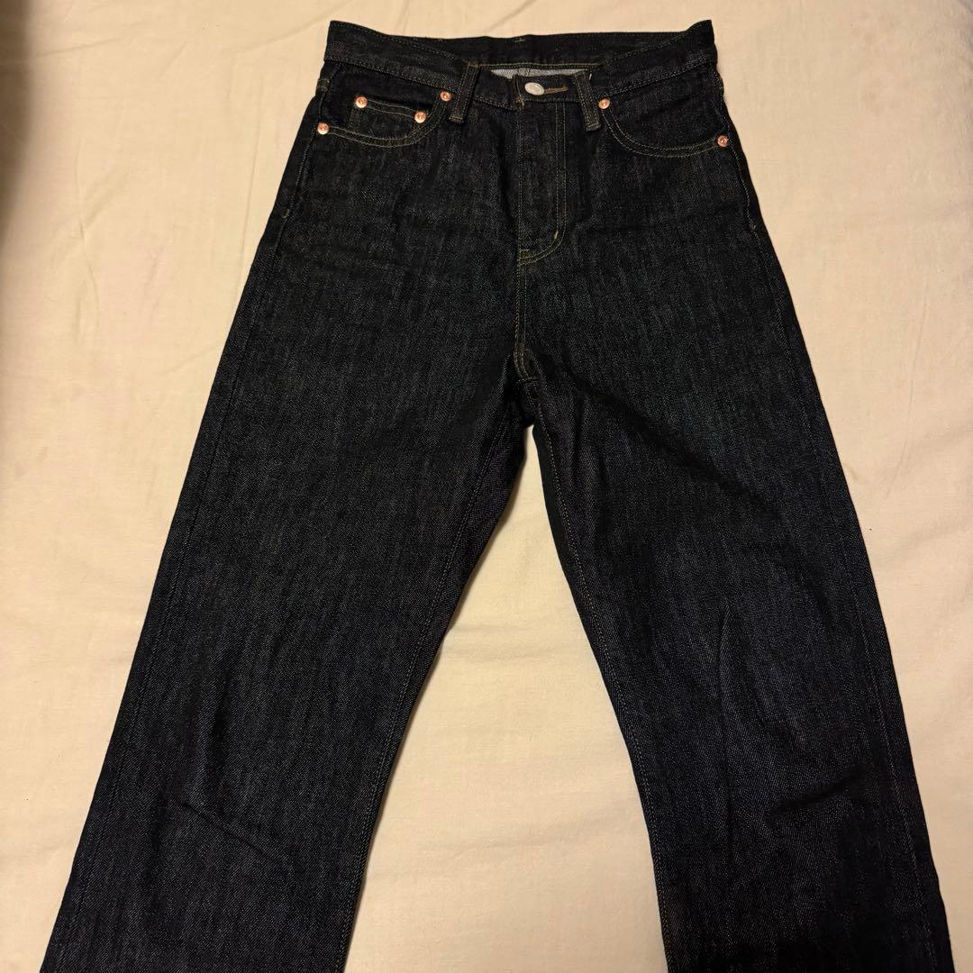 anuans スリムストレートデニム BLACK 1