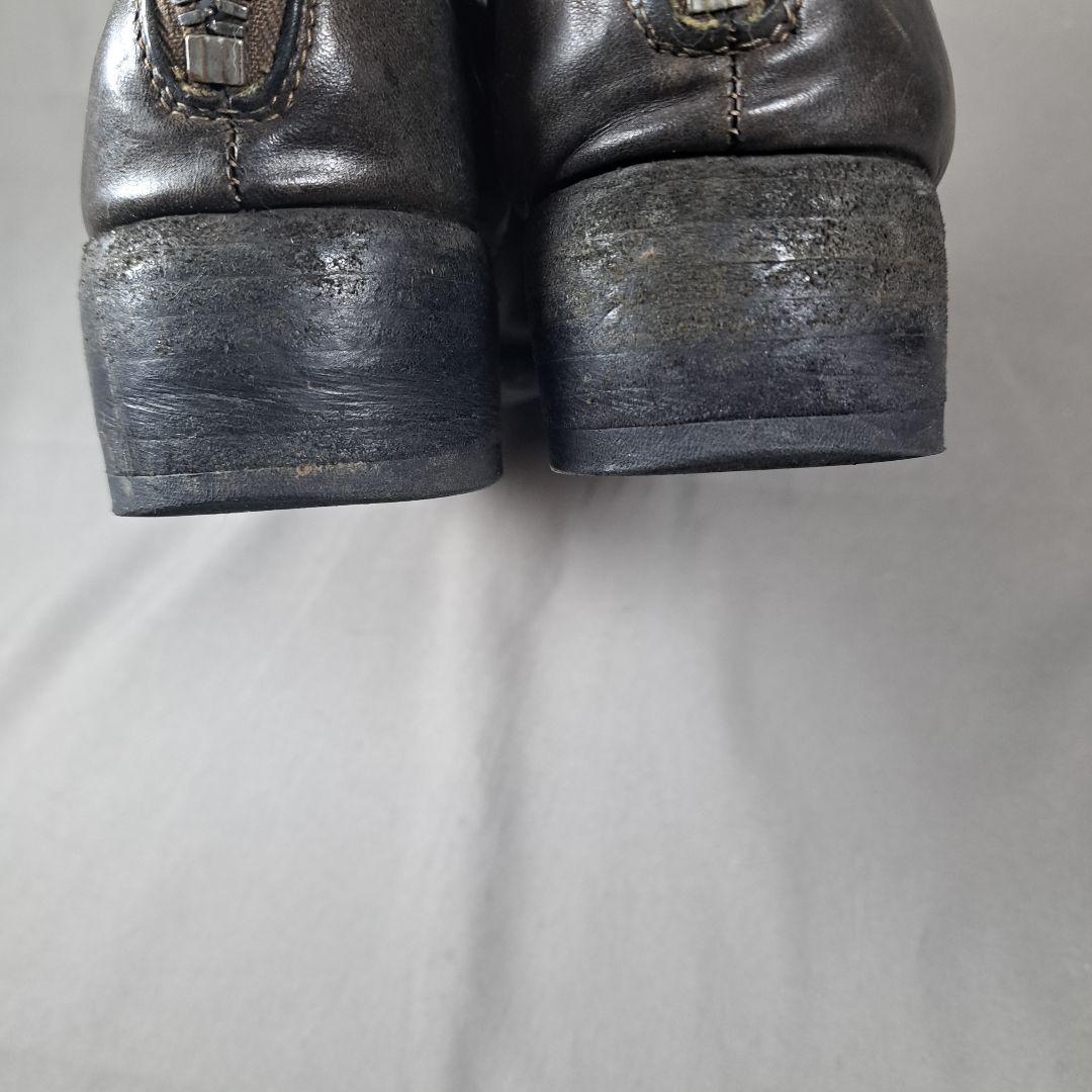 難あり　GUIDI　グイディ　バックジップ　ホースレザー　ブーツ　39