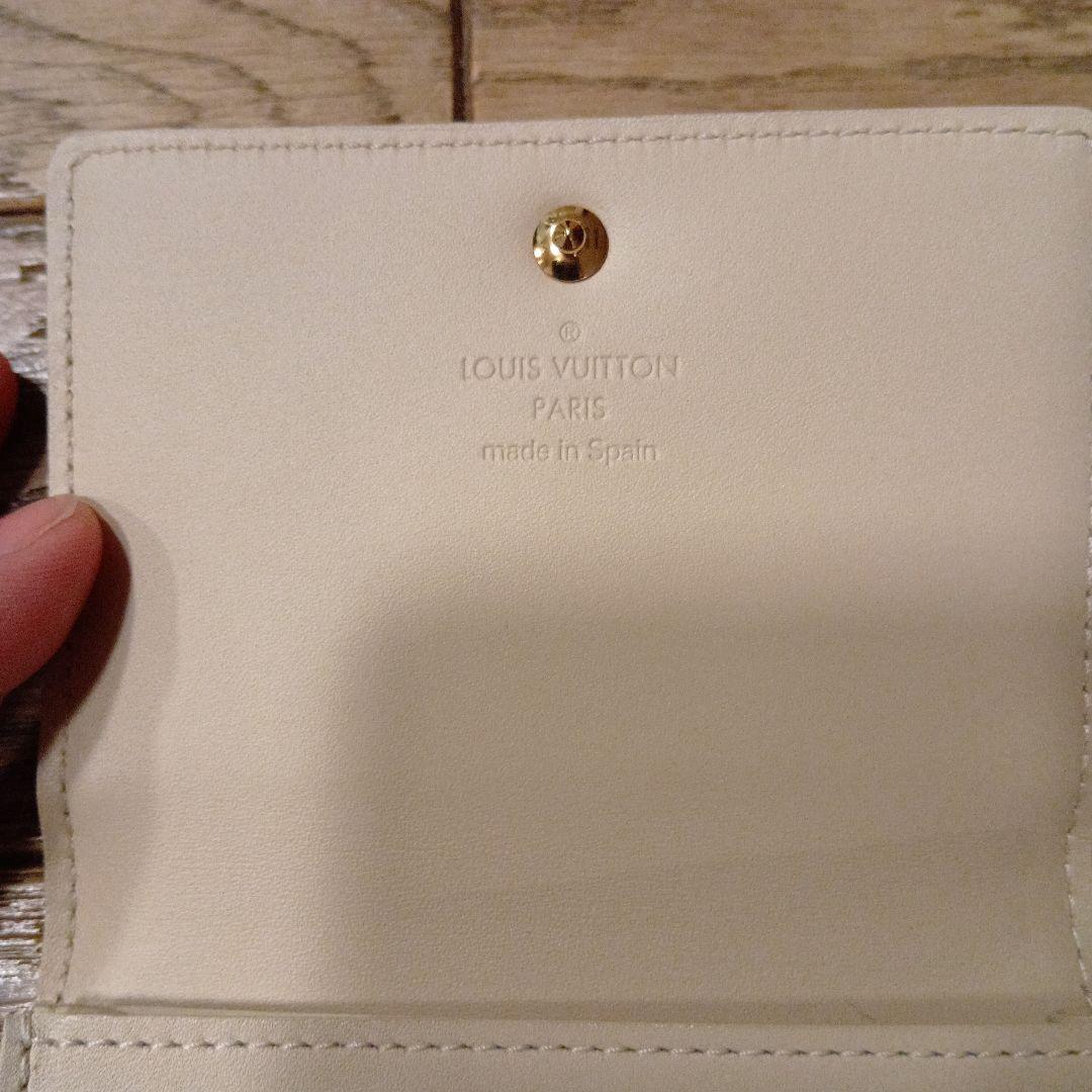 【新品、変色有】ルイヴィトン　ヴェルニ　総柄　名刺ケース　カードケース　エナメル