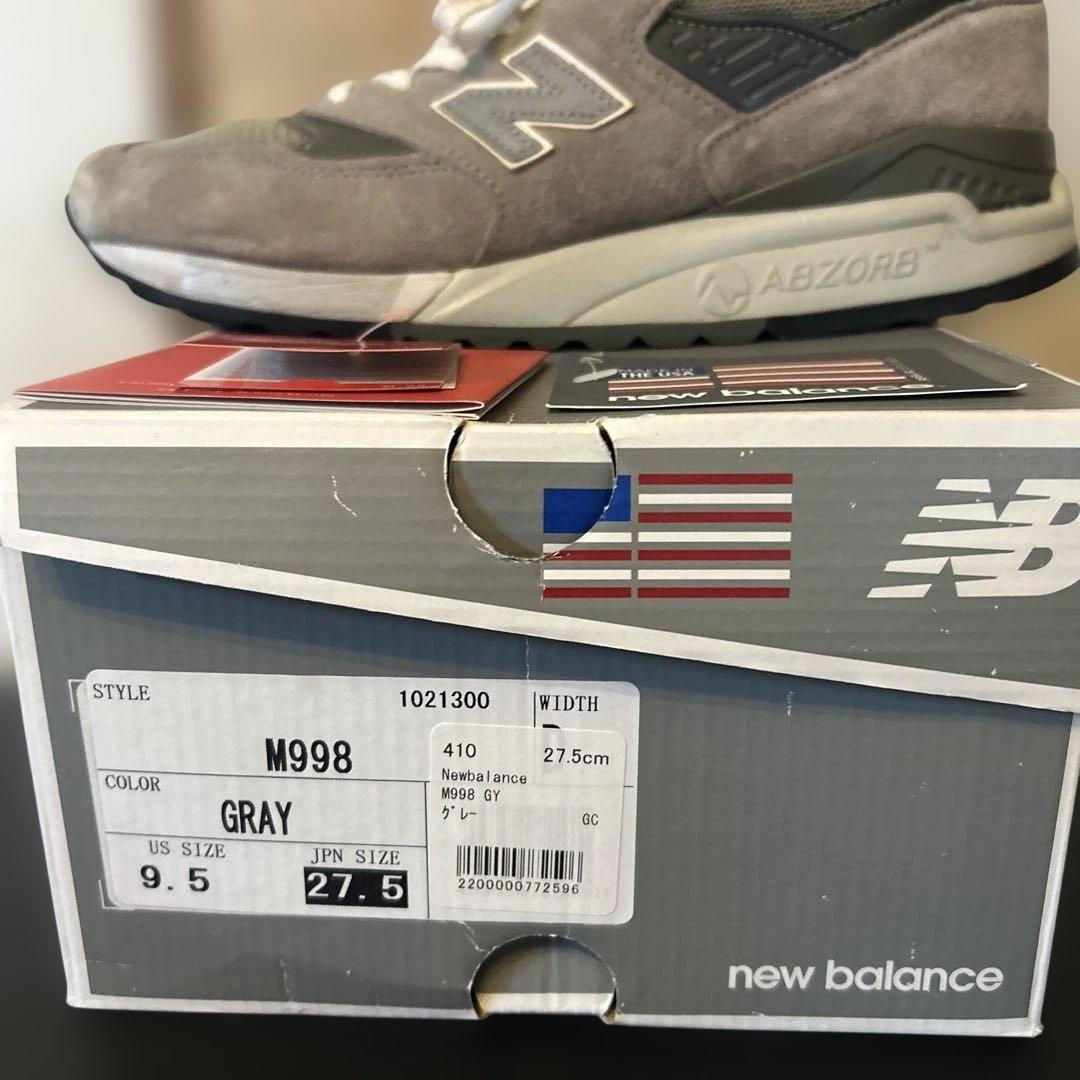 ニューバランススニーカー　M998