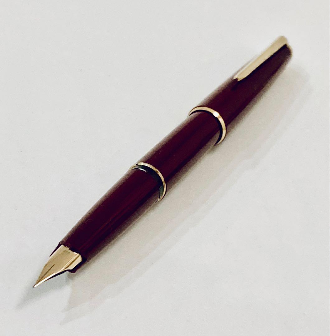 ペン先14K◆モンブラン高級万年筆 MONTBLANC 1970s ボルドー