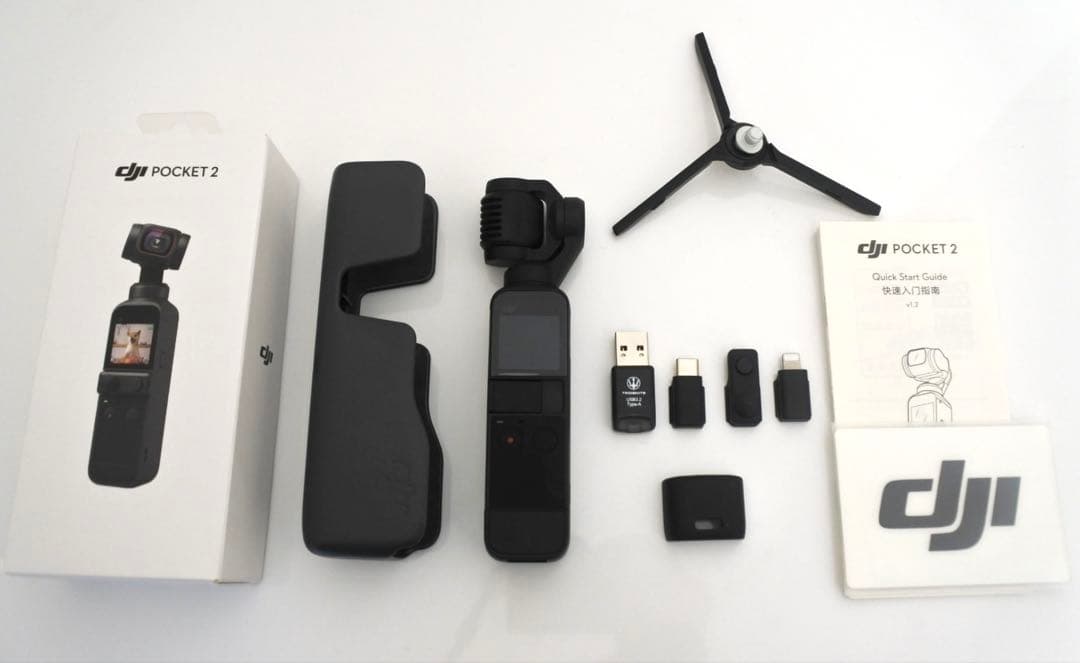 DJI Pocket 2 本体セット｜3軸ジンバルカメラ｜付属品多数・動作確認済